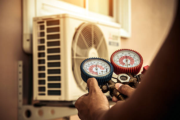Professional Furnace Repair technician working in Midland Park, NJ